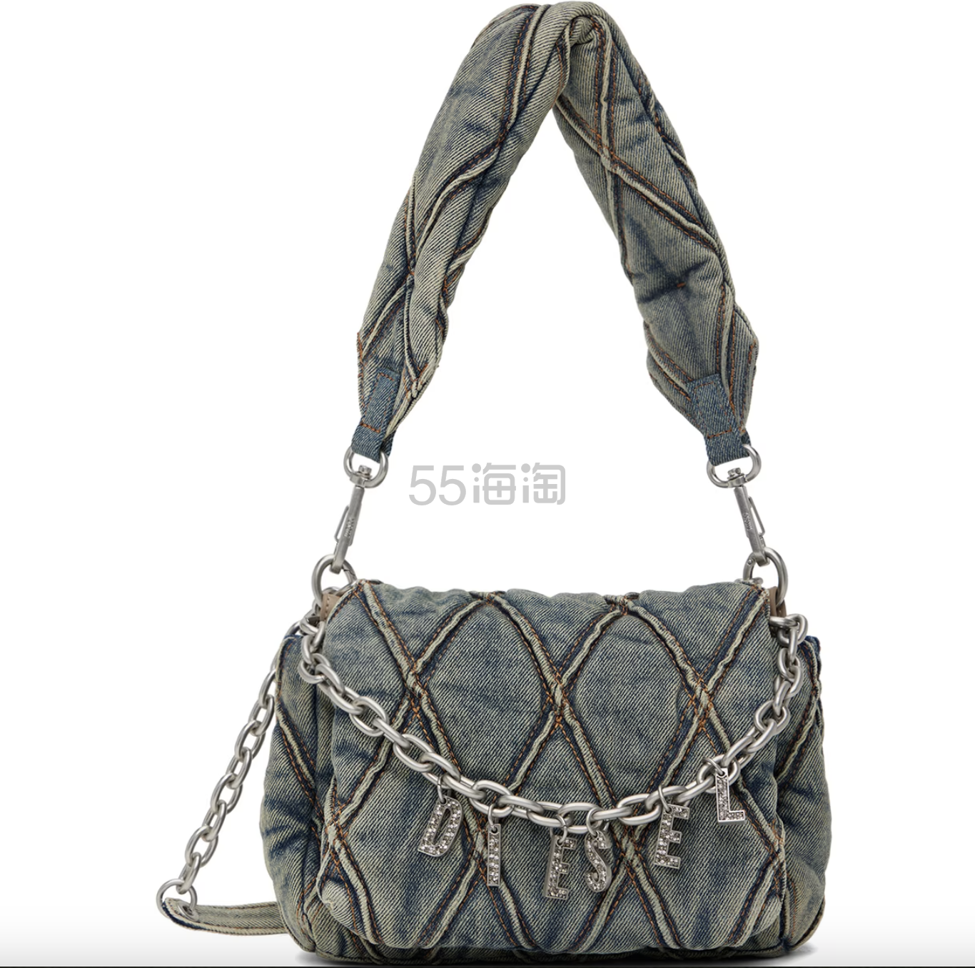 鞠婧祎同款！Diesel 迪赛 Charm-D 牛仔流浪包
