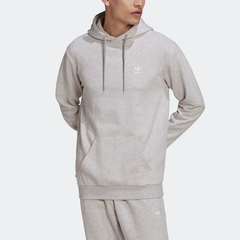 Adidas 阿迪达斯 Essentials+ 三叶草灰色连帽卫衣