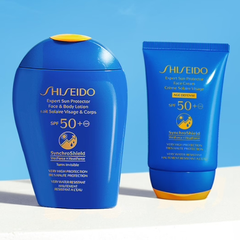 Shiseido UK：蓝胖子防晒£28 限量版75ml红腰子£69
