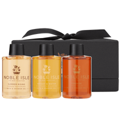 【单件含税】Noble Isle 温暖木香沐浴露身体乳三件套装 3 x 75ml