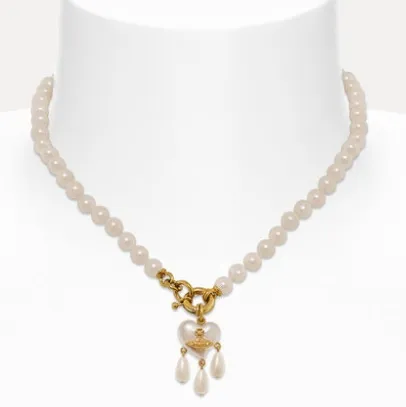Vivienne Westwood 西太后 爱心水滴珍珠项链