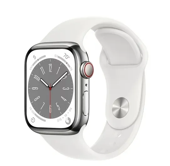 Apple Watch Series 8 蜂窝版 不锈钢 41mm S/M 智能手表