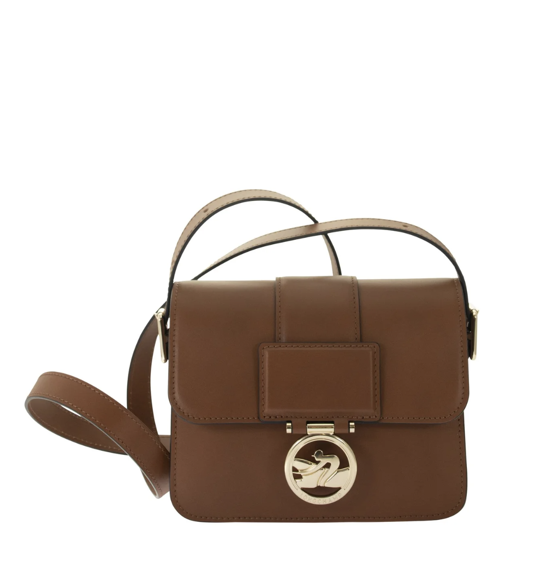 fever同款！Longchamp 棕色豆腐包