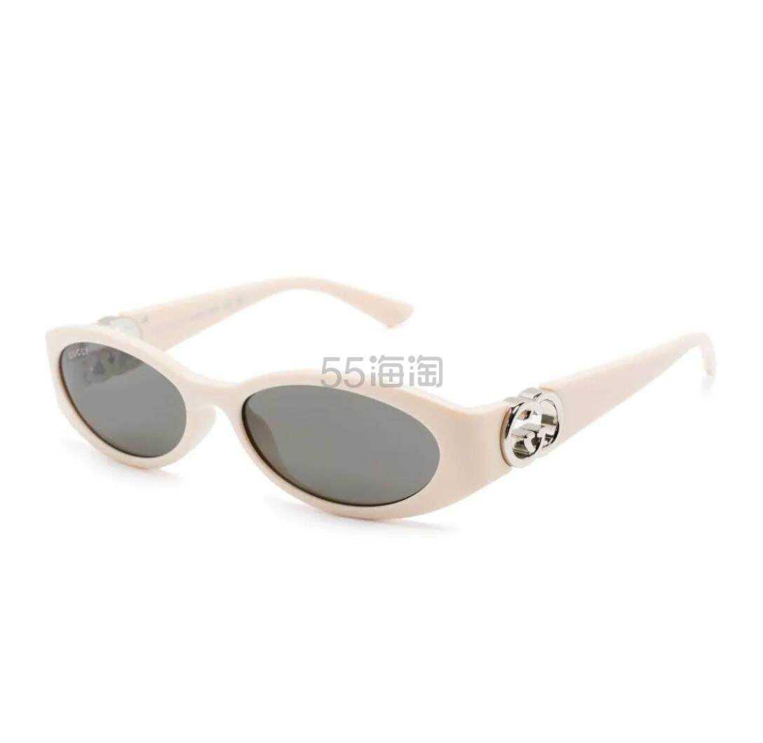 Gucci Eyewear 椭圆形框太阳眼镜