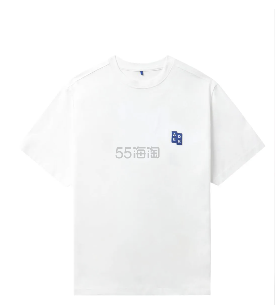 杨幂同款！Ader Error 白色贴标短袖