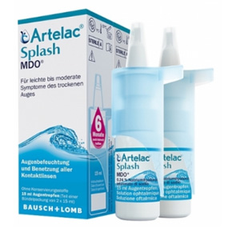 Artelac Splash MDO 透明质酸钠润滑充盈滴眼液 2x15ml 防治干眼症