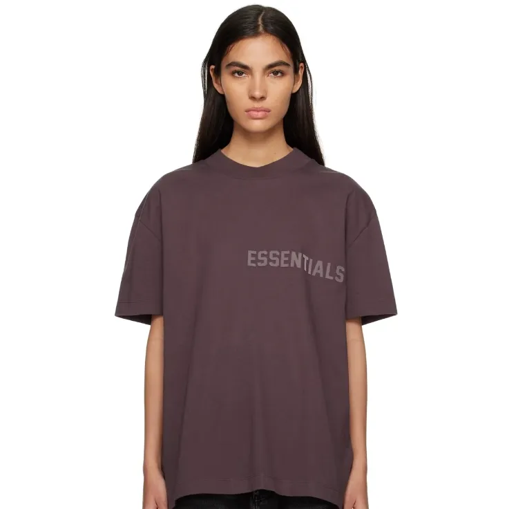 Fear of God Essentials SSENSE 独家发售紫色 T 恤