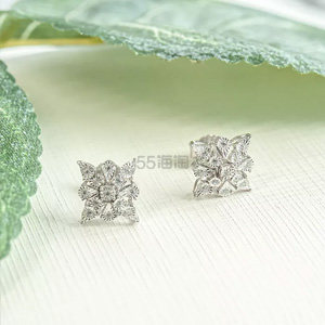 降价！MACY 钻石耳钉 (1/10 ct. t.w.)