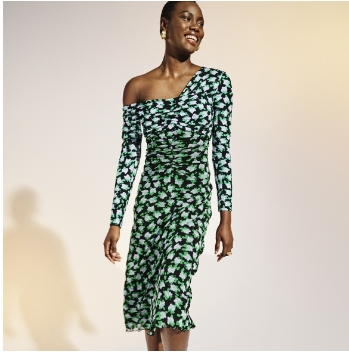THE OUTNET 港站：DVF 法式美裙热卖  印花迷你连衣裙HK$988