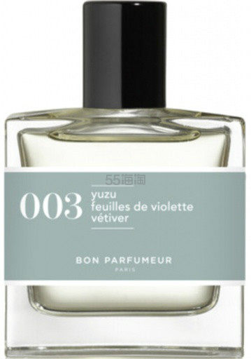 BON PARFUMEUR 柏氛 003 青柚韶光-柚子紫叶与香根草中性香水 EDP 100ml 古龙香调