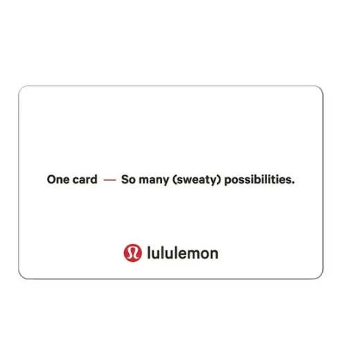 付费会员得$10返现！Lululemon 电子礼卡 价值$100