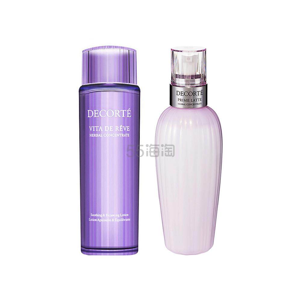 COSME DECORTE 黛珂紫苏水乳组合 精华水300ml+乳液300ml