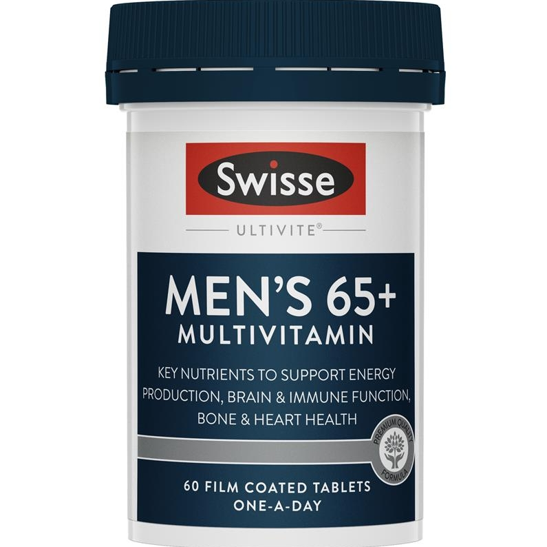 Swisse 男士多种维生素 65+ 60 片