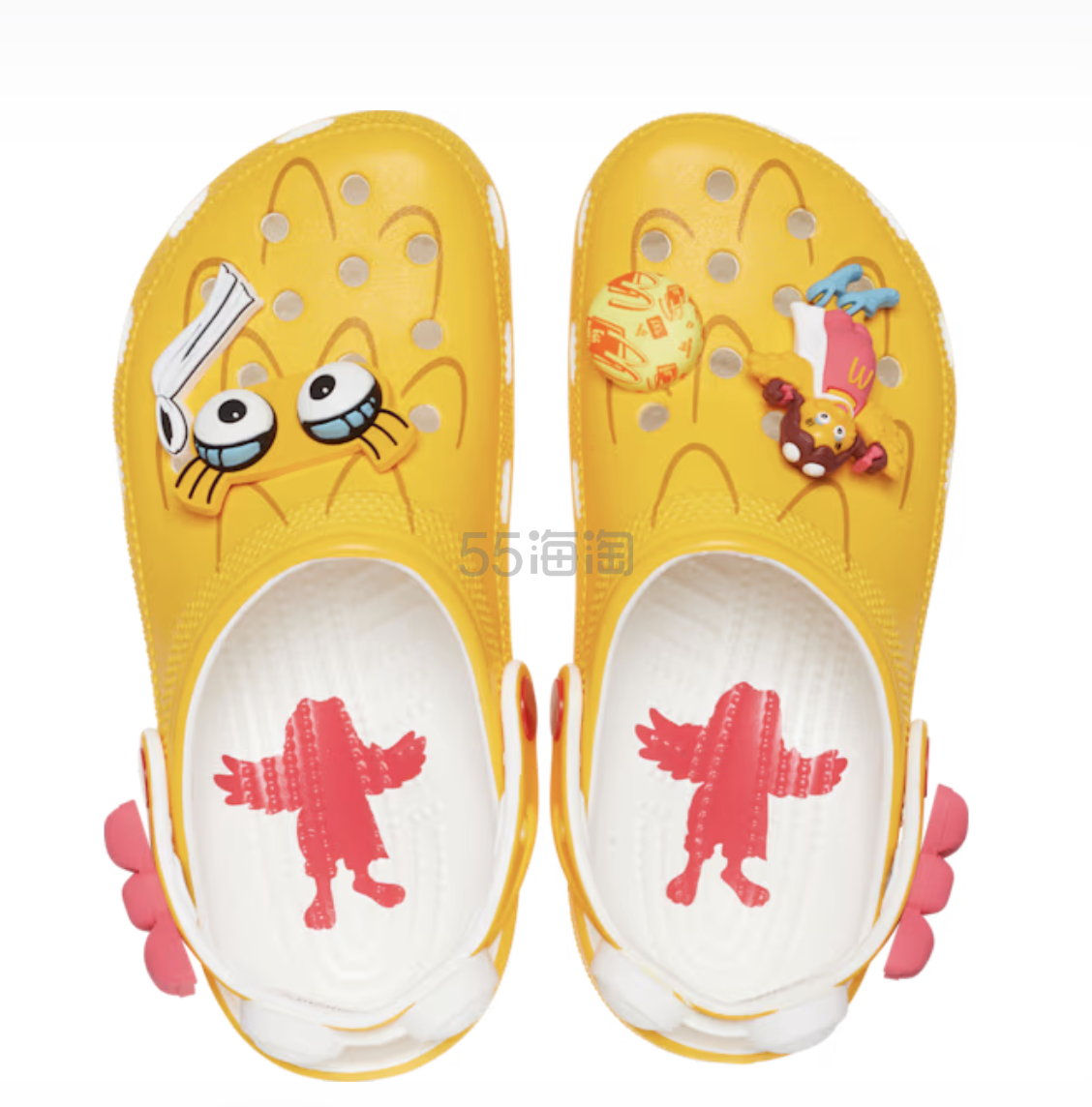 全红婵同款！麦当劳 X CROCS 联名款黄色中性款洞洞鞋