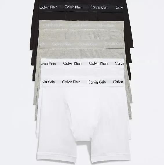 每条仅$7！Calvin Klein 男士直角内裤7件装