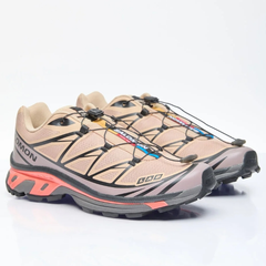 Salomon 萨洛蒙 XT-6 户外跑鞋 橙紫配色