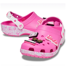 降价！Barbie X CROCS 联名款粉色中性款洞洞鞋
