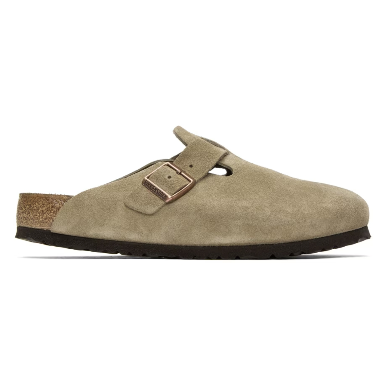 Birkenstock 博肯  Boston 麂皮包头拖鞋