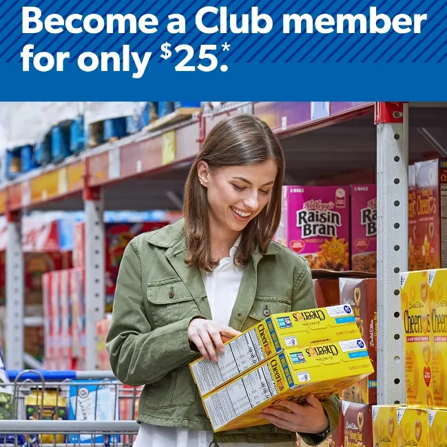 Sam's Club：会员卡大促！1年普通会员限时$25