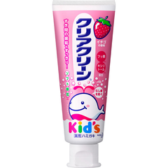Kao 花王 clear clean儿童牙膏 幼儿清洁防蛀护齿防龋齿木糖醇固齿 草莓味 70g
