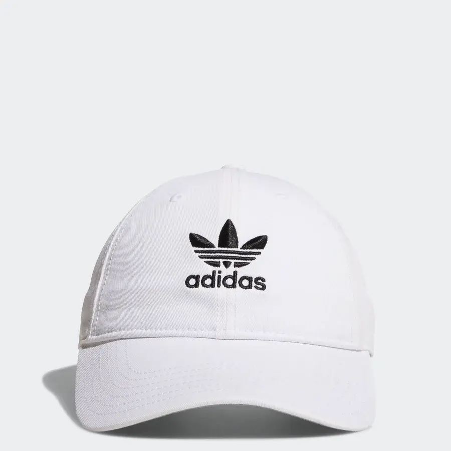 Adidas 阿迪达斯基础款棒球帽 黑白配色