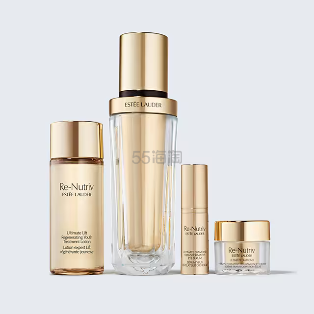 上新！Estee Lauder 雅诗兰黛 白金系列4件套 价值8