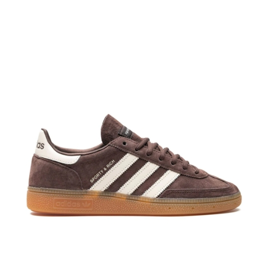 上新！adidas x Sporty & Rich 联名款 Handball Spezial 棕色运动鞋