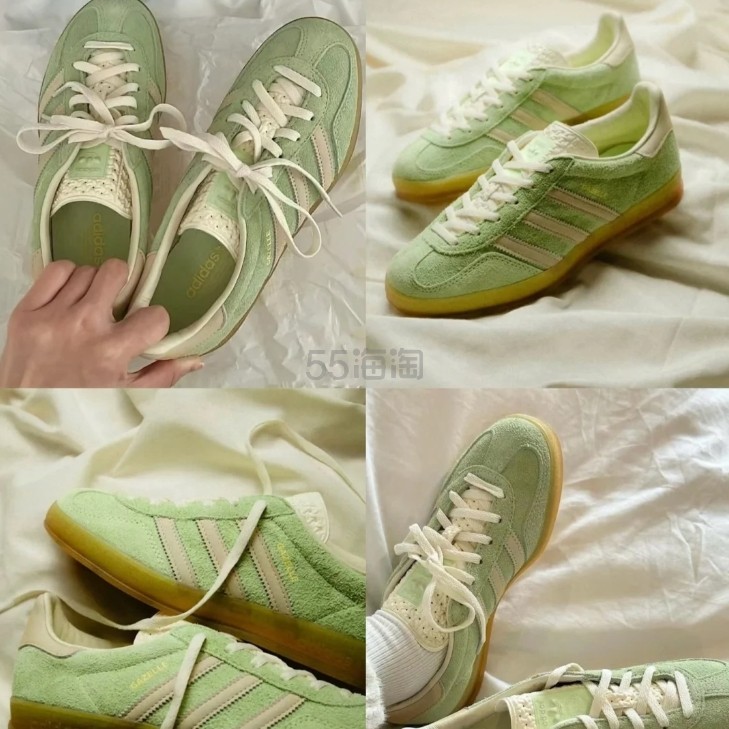 夏日多巴胺！adidas 抹茶绿 GAZELLE 运动鞋 码较全