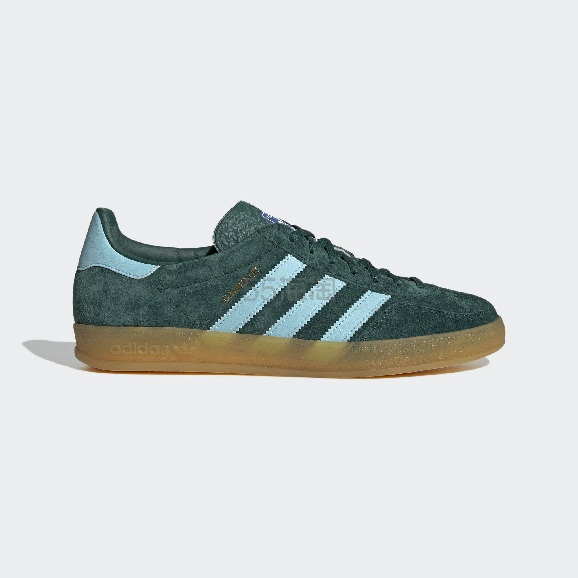 36码最后1双！adidas 绿色 GAZELLE 室内经典运动鞋