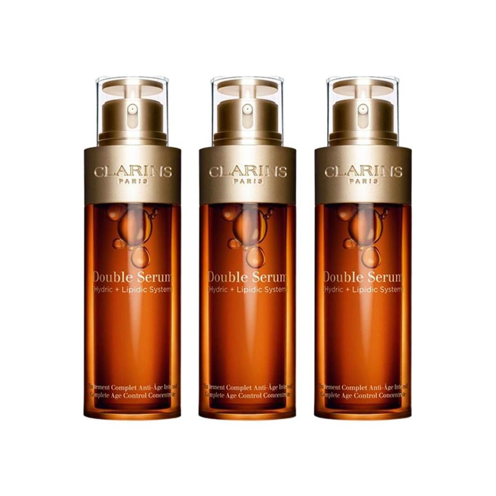 上新！CLARINS 娇韵诗 双萃焕活修护精华露三支囤货组 100ml *3