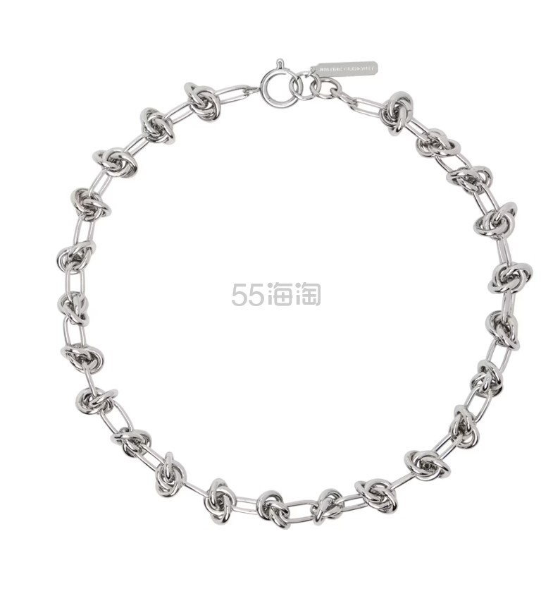 Jun文俊辉同款！JUSTINE CLENQUET Silver Daria Choker 项链