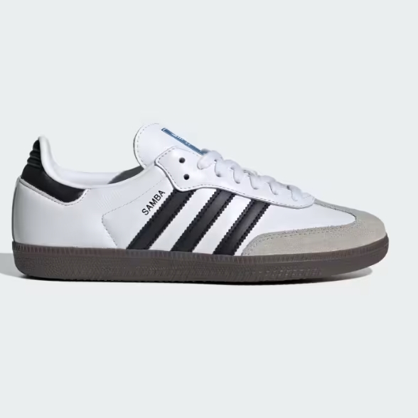 黑白补码！adidas Samba OG 中性款休闲鞋