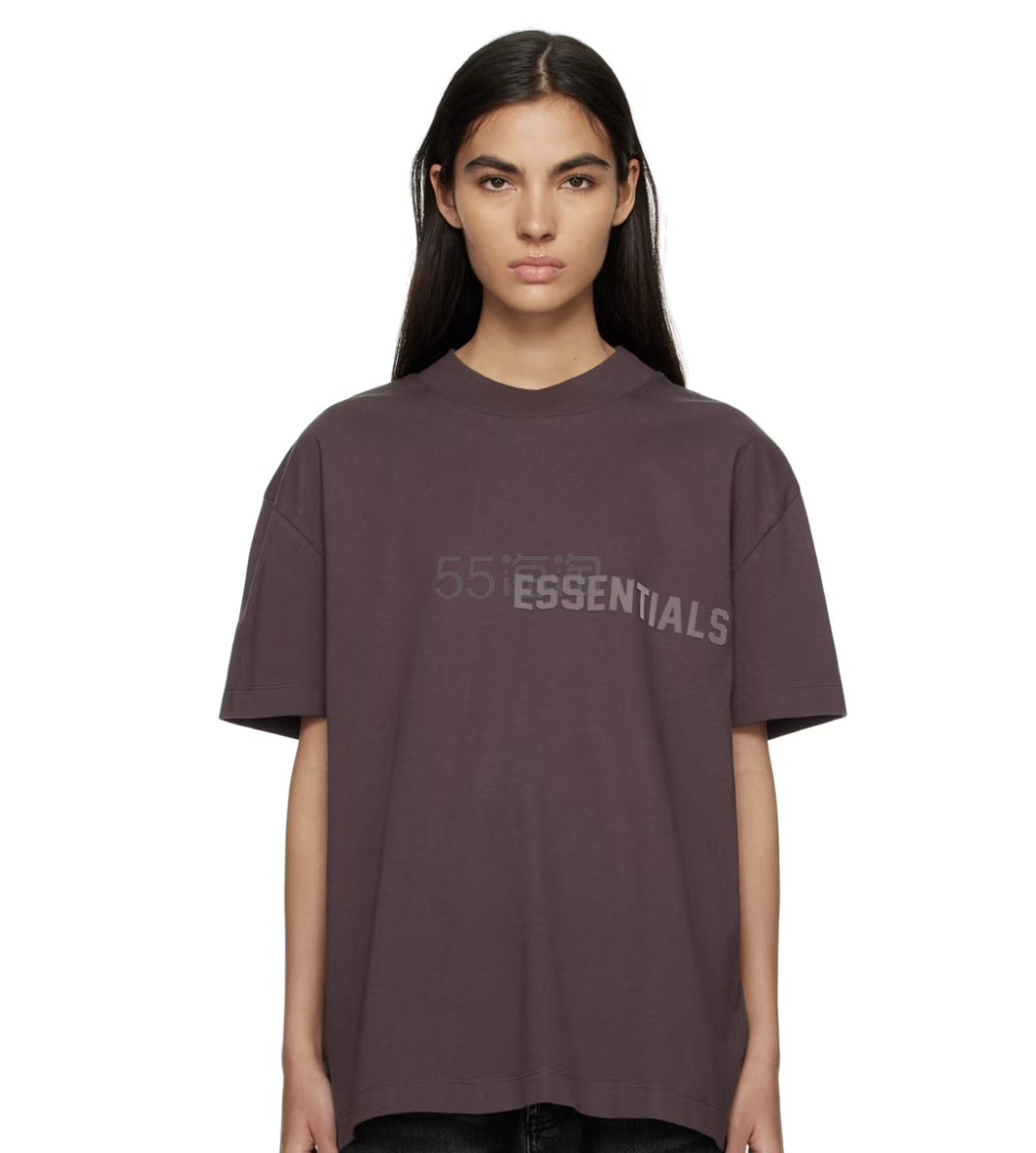 张予曦同款！ESSENTIALS 棕红色SSENSE独家T恤