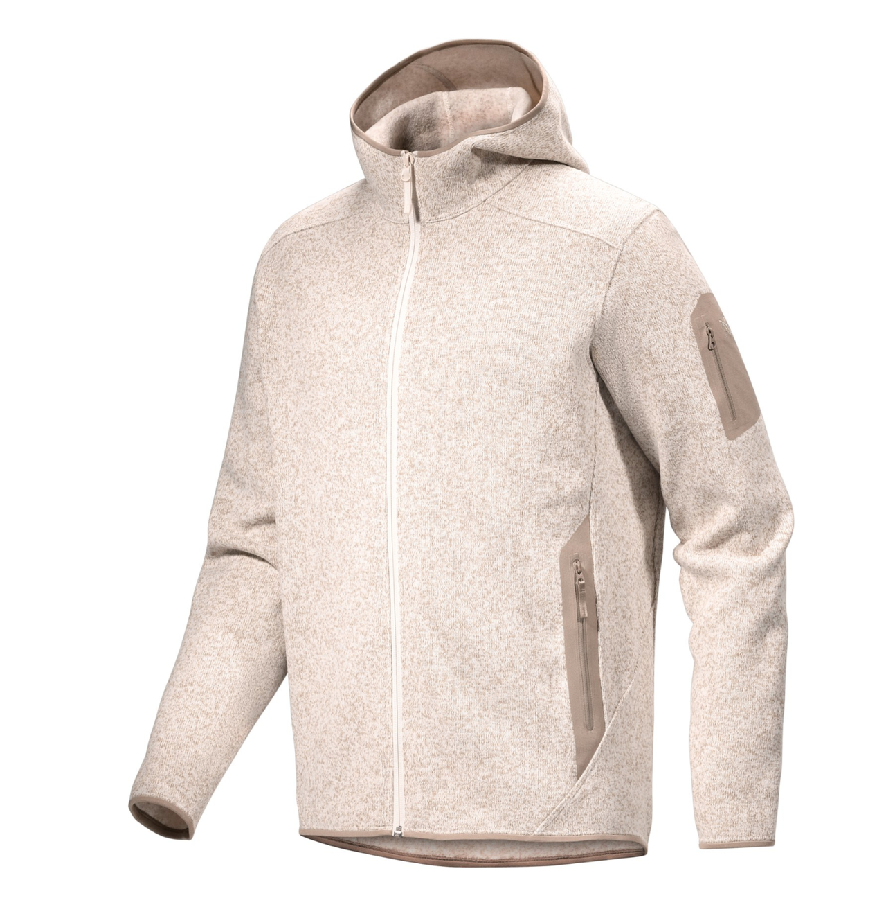 Arc'teryx Covert 始祖鸟男士连帽抓绒Arctic Silk色L码