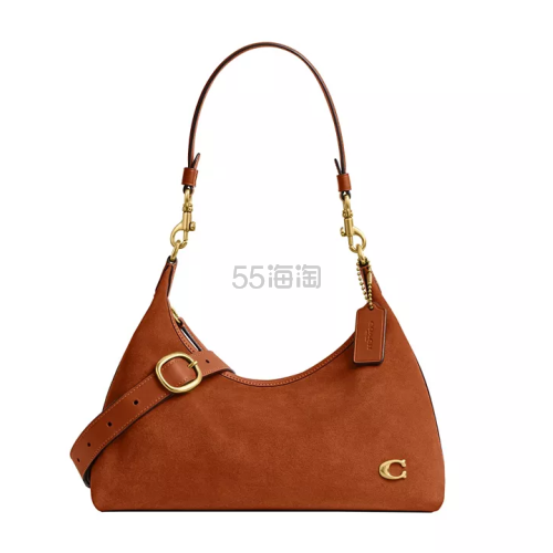 上新！COACH Juliet Suede 麂皮腋下包