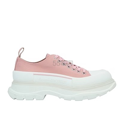 鞠婧祎同款！ALEXANDER MCQUEEN 麦昆粉色厚底鞋