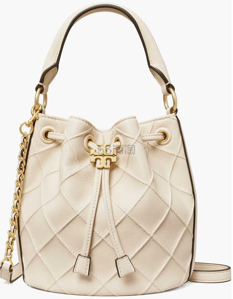 Tory Burch 汤丽柏琦 FLEMING SOFT 羊皮菱格水桶包