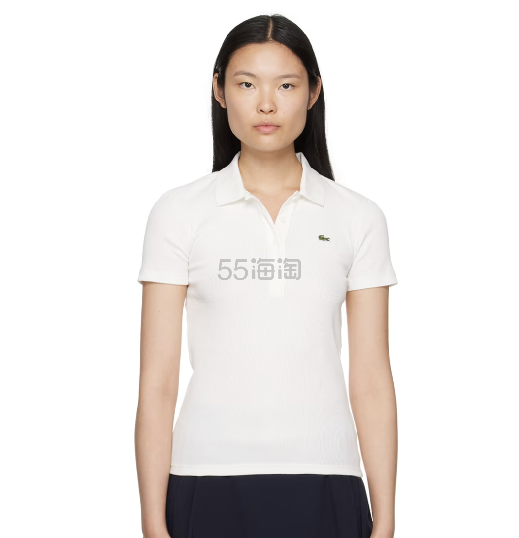 Lacoste 鳄鱼 白色小鳄鱼Polo衫