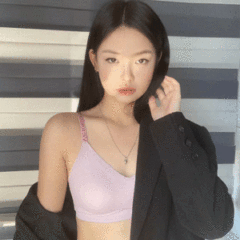 Jennie同款！Victoria's Secret 维密反重力果冻条文胸 粉色/紫色