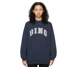 ANINE BING Navy Tyler 'Bing' 女款卫衣