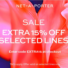 活动升级！Net-A-PORTER 美站：折扣区再降 抢明星同款