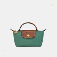 Longchamp Le Pliage 手提mini饺子包 鼠尾草绿