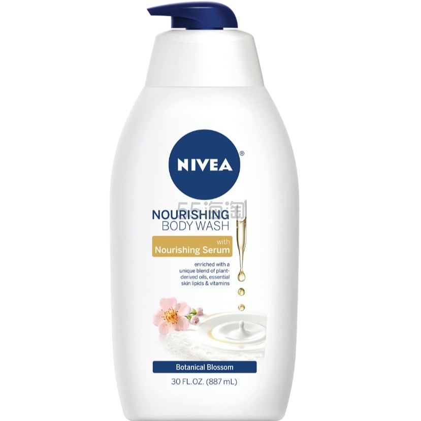 Nivea 妮维雅 沐浴露和沐浴凝胶 保湿 男女通用 30液体盎司(约887毫升) 1件装