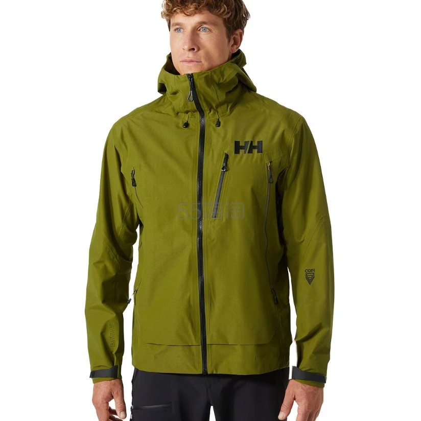 Helly Hansen 海丽汉森 Odin 9 Worlds 2.0 奥丁九界硬壳外套  橄榄绿