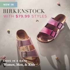 Rue La La：Birkenstock 勃肯上新热卖 黄金码手慢无