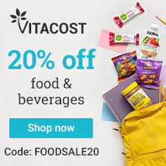 Vitacost：全场有机食品、婴儿辅食等