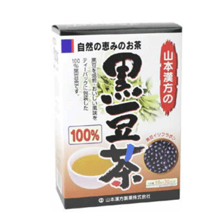 山本汉方 黑豆茶 黑发养颜降血脂通便 30袋*10g