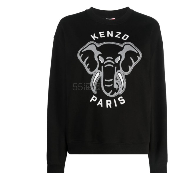 余承恩同款！Kenzo 黑色大象卫衣