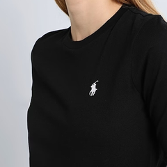 POLO RALPH LAUREN 小马球徽标黑色长袖T恤