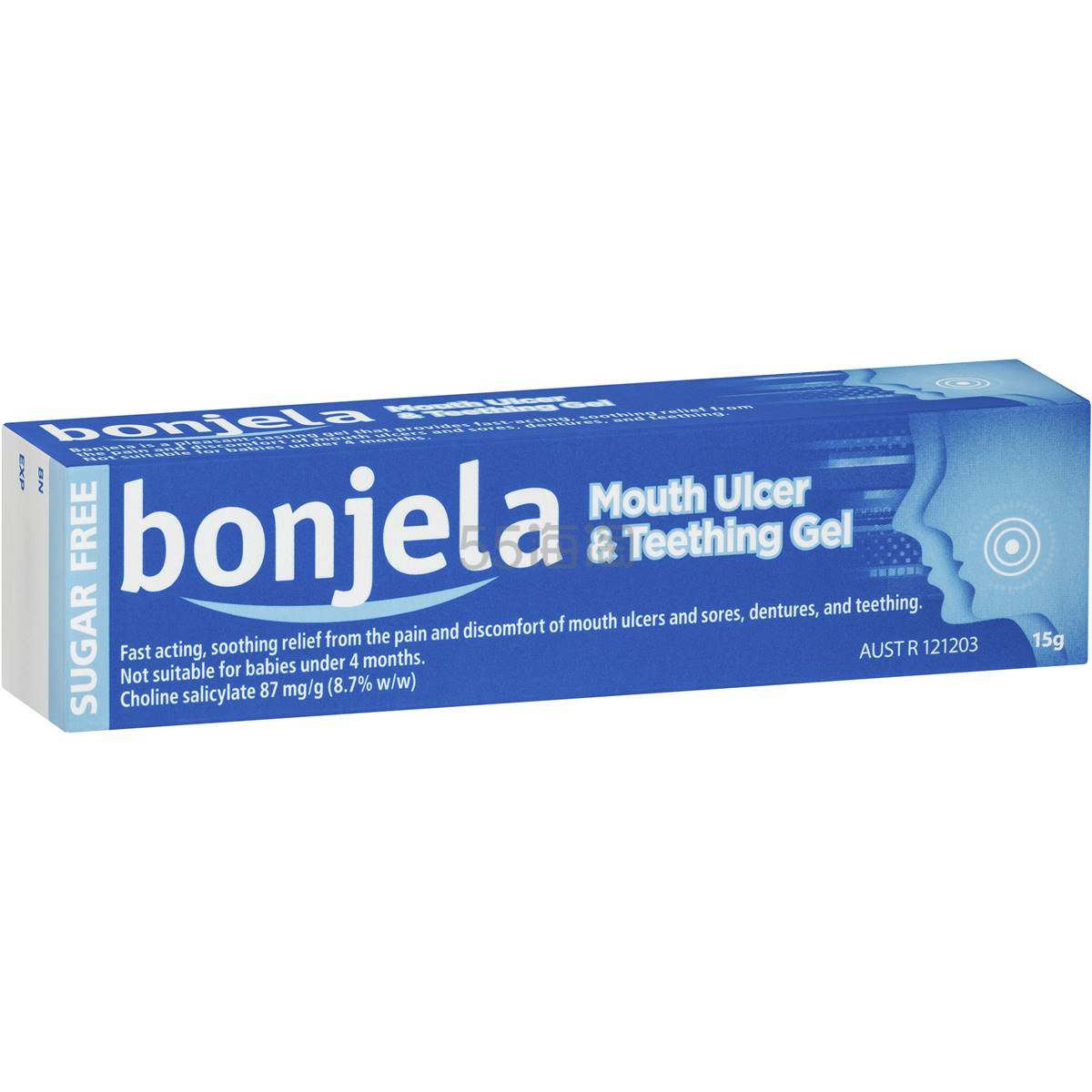 【土澳必备】Bonjela 口腔消溃疡膏 15G 口舌生疮凝/快速愈合/抑制口腔溃疡  婴幼儿和成人可用